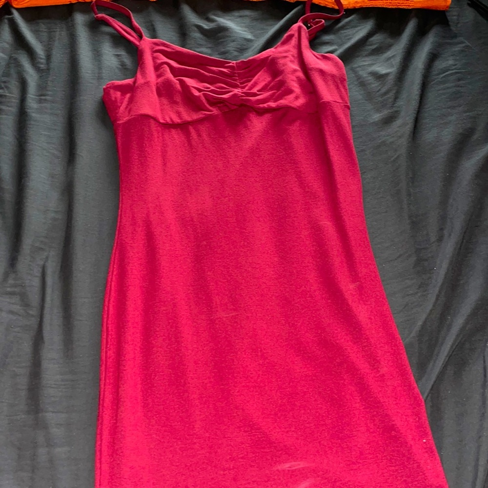 Maroon dress